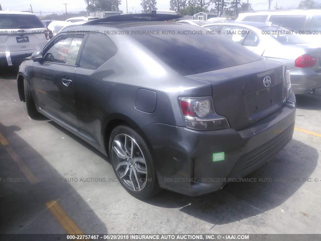 JTKJF5C75E3067460 - 2014 TOYOTA SCION TC 灰色 照片 3