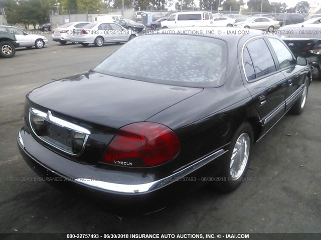 1LNFM97V1WY741106 - 1998 LINCOLN CONTINENTAL  黑色 照片 4