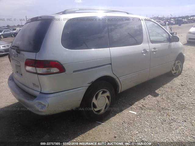 4T3ZF13C53U534290 - 2003 TOYOTA SIENNA LE/XLE SILVER photo 4