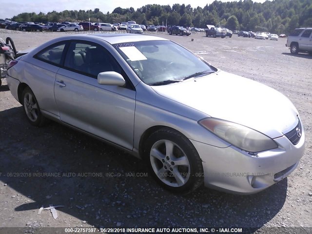 4T1CA30P34U020715 - 2004 TOYOTA CAMRY SOLARA SE/SLE Gümüş foto 1
