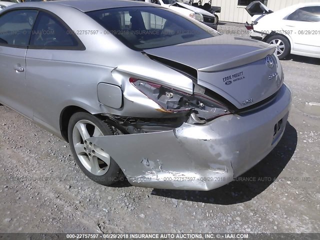 4T1CA30P34U020715 - 2004 TOYOTA CAMRY SOLARA SE/SLE Gümüş foto 6