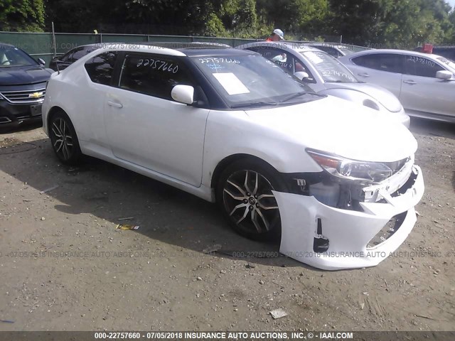 JTKJF5C79E3082043 - 2014 TOYOTA SCION TC 白色 照片 1