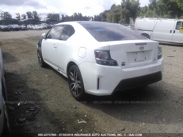 JTKJF5C79E3082043 - 2014 TOYOTA SCION TC 白色 照片 3
