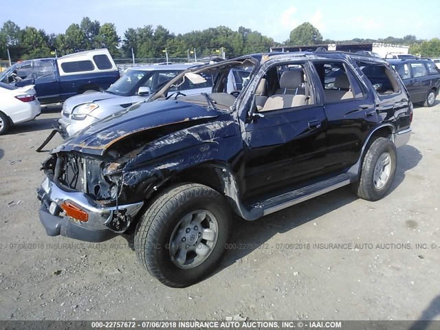 JT3HN86R9W0172971 - 1998 TOYOTA 4RUNNER SR5 BLACK photo 2