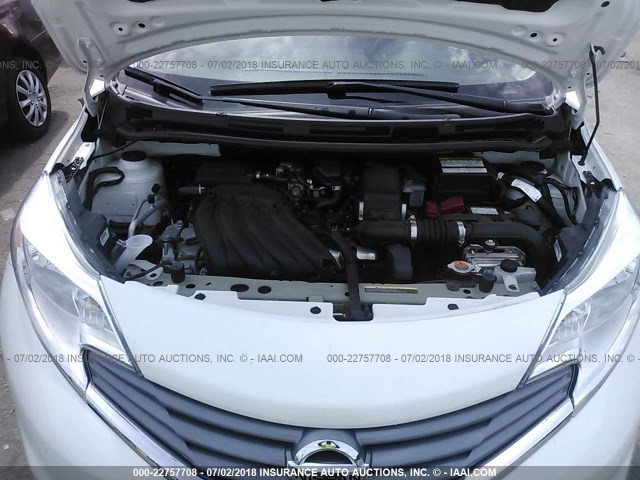 3N1CE2CP9GL371743 - 2016 NISSAN VERSA NOTE S/S PLUS/SV/SL/SR WHITE photo 10