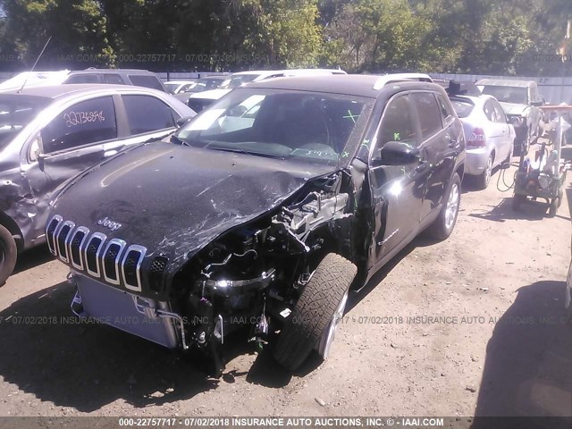 1C4PJMCX7JD528771 - 2018 JEEP CHEROKEE LATITUDE BLACK photo 2