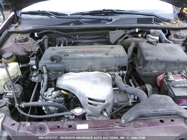 4T1BE32K06U161844 - 2006 TOYOTA CAMRY LE/XLE/SE Tünd qırmızı foto 10