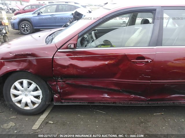 4T1BE32K06U161844 - 2006 TOYOTA CAMRY LE/XLE/SE Tünd qırmızı foto 6