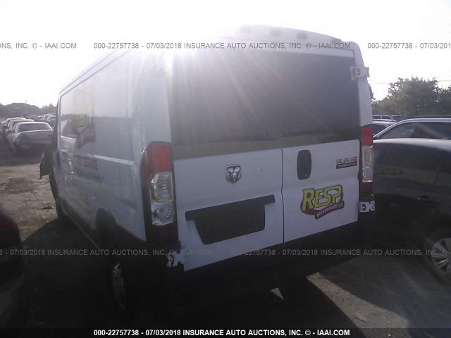 3C6TRVAG7HE508648 - 2017 RAM PROMASTER 1500 1500 STANDARD WHITE photo 3