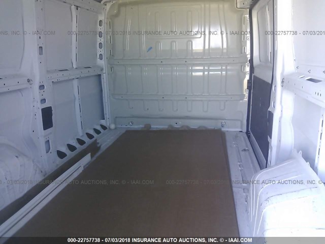 3C6TRVAG7HE508648 - 2017 RAM PROMASTER 1500 1500 STANDARD WHITE photo 8