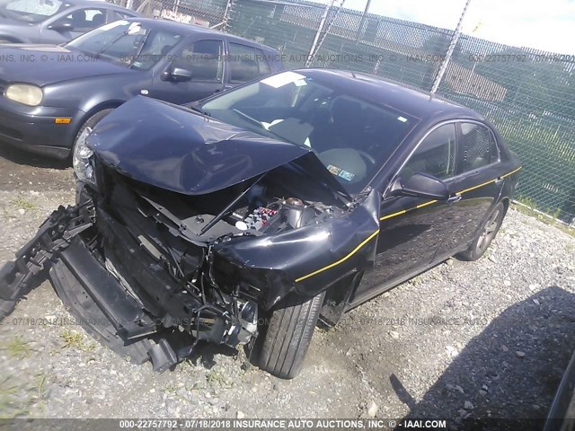 1G1ZC5E08CF158360 - 2012 CHEVROLET MALIBU 1LT 黑色 照片 2