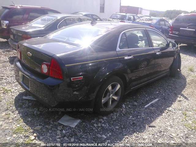 1G1ZC5E08CF158360 - 2012 CHEVROLET MALIBU 1LT 黑色 照片 4