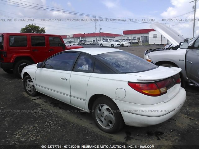 1G8ZY1273XZ342073 - 1999 SATURN SC2 WHITE photo 3