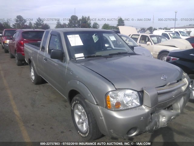 1N6DD26S11C319222 - 2001 NISSAN FRONTIER KING CAB XE SILVER photo 1