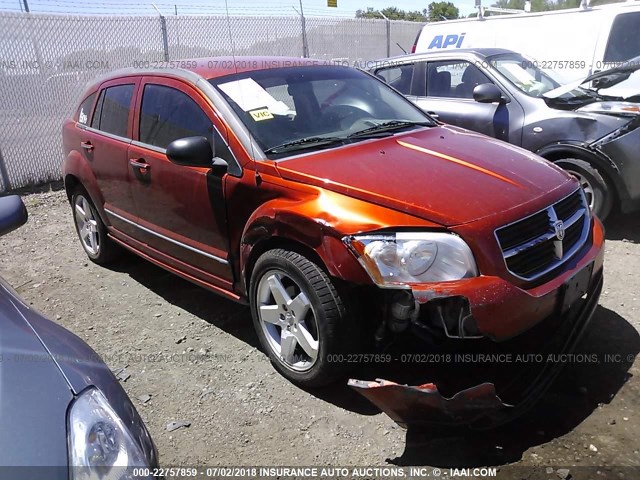 1B3HE78K87D289023 - 2007 DODGE CALIBER R/T ORANGE photo 1