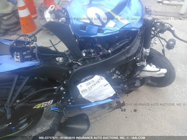 JS1GN7FA9F2100145 - 2015 SUZUKI GSX-R600 BLUE photo 8