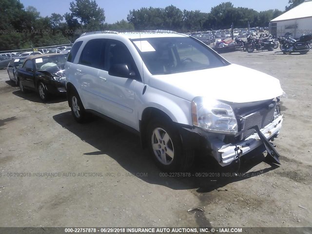 2CNDL73F256130633 - 2005 CHEVROLET EQUINOX LT WHITE photo 1