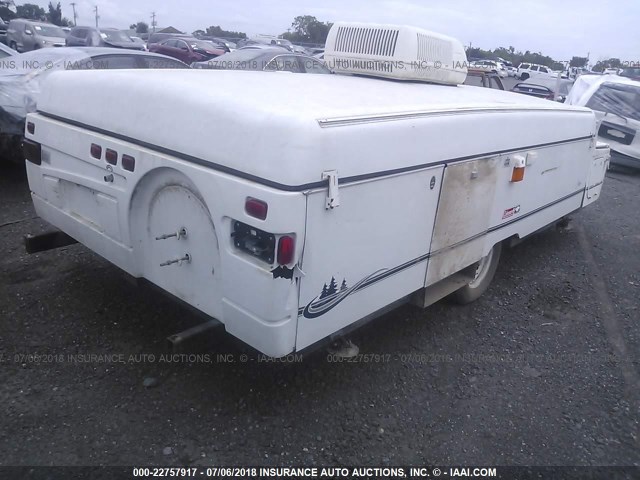 4CP651H1327230822 - 2002 COLEMAN CARAVAN SERIES  WHITE photo 4