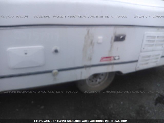 4CP651H1327230822 - 2002 COLEMAN CARAVAN SERIES  WHITE photo 7