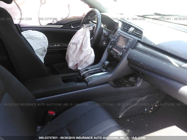 SHHFK7H45HU407215 - 2017 HONDA CIVIC SPORT Rouge photo 5