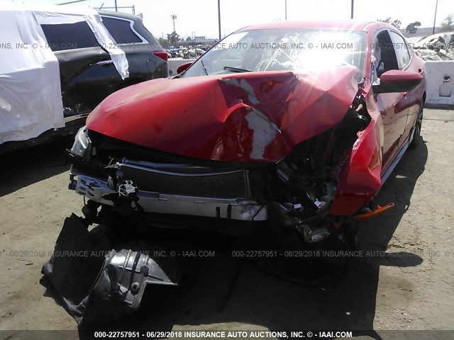 SHHFK7H45HU407215 - 2017 HONDA CIVIC SPORT Rouge photo 6