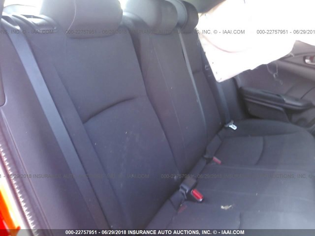 SHHFK7H45HU407215 - 2017 HONDA CIVIC SPORT Rouge photo 8