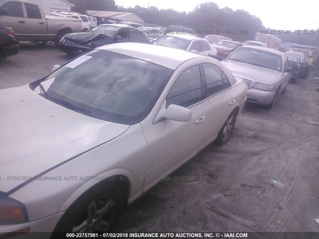 1LNHM87A32Y713219 - 2002 LINCOLN LS თაფლისფერი ფოტო 2