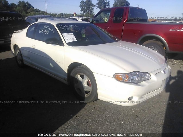 2G1WX15K129210372 - 2002 CHEVROLET MONTE CARLO SS თეთრი ფოტო 1