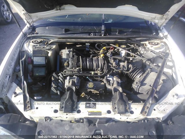 2G1WX15K129210372 - 2002 CHEVROLET MONTE CARLO SS თეთრი ფოტო 10