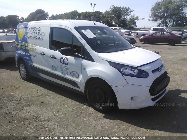 NM0LS7F74F1216261 - 2015 FORD TRANSIT CONNECT XLT WHITE photo 1