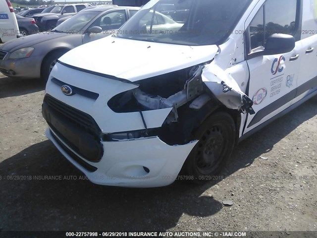 NM0LS7F74F1216261 - 2015 FORD TRANSIT CONNECT XLT WHITE photo 6