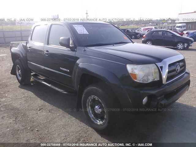 3TMJU62N09M079085 - 2009 TOYOTA TACOMA DOUBLE CAB PRERUNNER BLACK photo 1