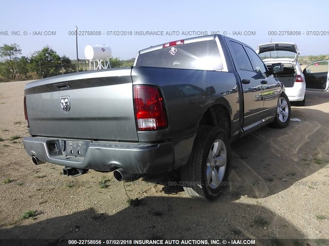 1C6RR6KT6DS665946 - 2013 RAM 1500 ST GRAY photo 4