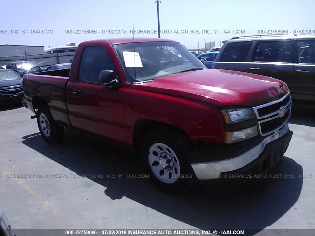 3GCEC14X27G213922 - 2007 CHEVROLET SILVERADO C1500 CLASSIC RED photo 1