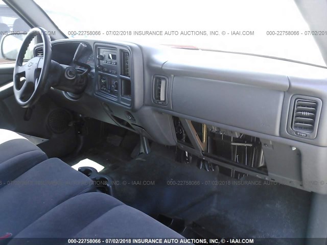 3GCEC14X27G213922 - 2007 CHEVROLET SILVERADO C1500 CLASSIC RED photo 5