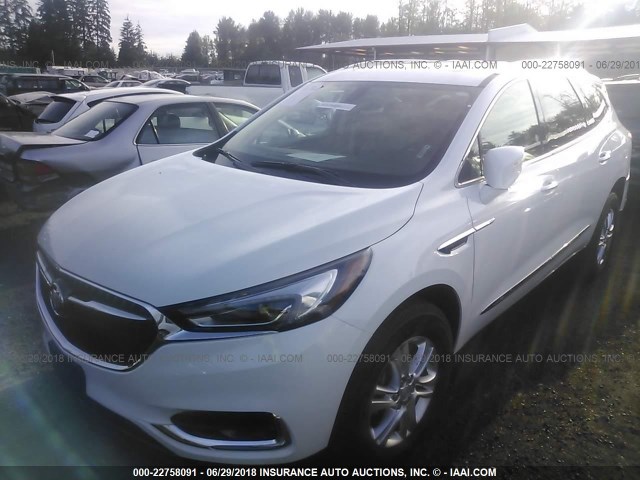 5GAEVAKW7JJ263131 - 2018 BUICK ENCLAVE ESSENCE 白色 照片 2
