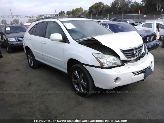 JTJHW31U860031135 - 2006 LEXUS RX 400 WHITE photo 1