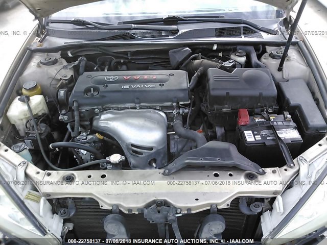 4T1BE32K65U609244 - 2005 TOYOTA CAMRY LE/XLE/SE Bej foto 10