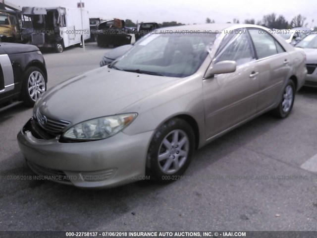 4T1BE32K65U609244 - 2005 TOYOTA CAMRY LE/XLE/SE Bej foto 2