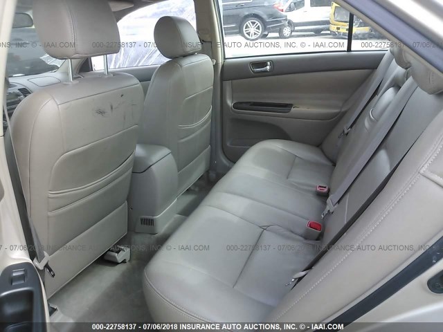 4T1BE32K65U609244 - 2005 TOYOTA CAMRY LE/XLE/SE Bej foto 8