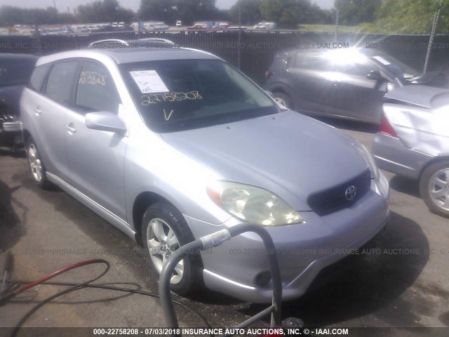 2T1KR32E35C335856 - 2005 TOYOTA COROLLA MATRIX XR SILVER photo 1