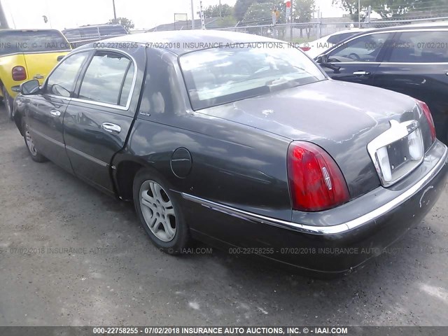1LNHM81W6XY666408 - 1999 LINCOLN TOWN CAR EXECUTIVE Yaşıl foto 3