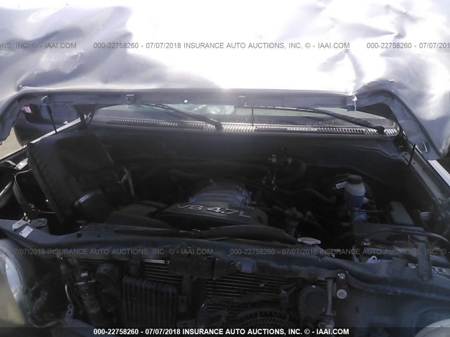 5TDBT48A83S157698 - 2003 TOYOTA SEQUOIA LIMITED GRAY photo 10