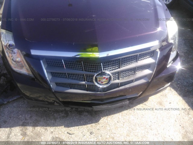 1G6DF577780200047 - 2008 CADILLAC CTS PURPLE photo 6