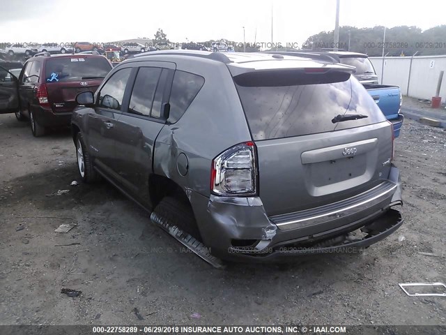 1C4NJCCB6CD613769 - 2012 JEEP COMPASS LIMITED GRAY photo 3