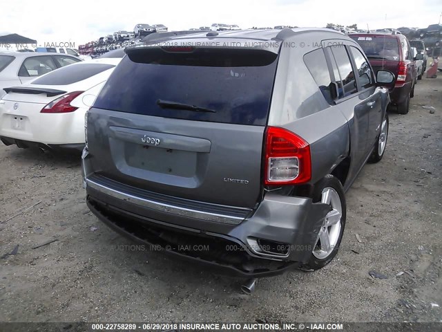 1C4NJCCB6CD613769 - 2012 JEEP COMPASS LIMITED GRAY photo 6