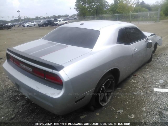 2B3CJ4DV2AH104043 - 2010 DODGE CHALLENGER SE GRAY photo 4