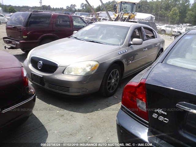 1G4HR57Y16U161648 - 2006 BUICK LUCERNE CXL GOLD photo 2