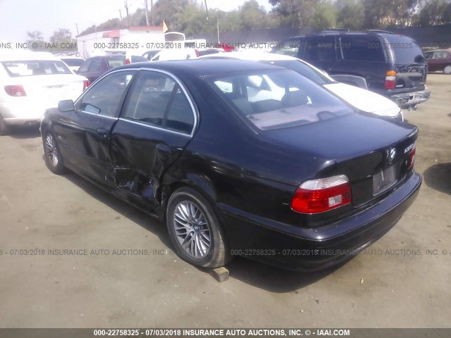 WBADT63403CK39123 - 2003 BMW 530 I AUTOMATIC BLACK photo 3