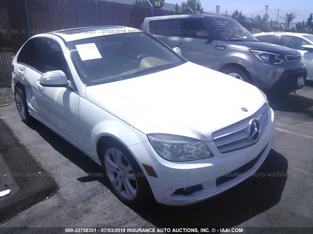 WDDGF81X18F179137 - 2008 MERCEDES-BENZ C 300 4MATIC WHITE photo 1